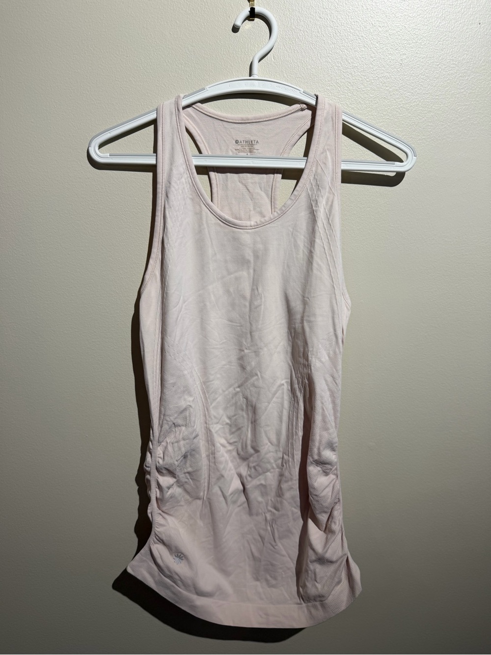 Athleta Women's Tank Top Small Light Pink Athletic Wear